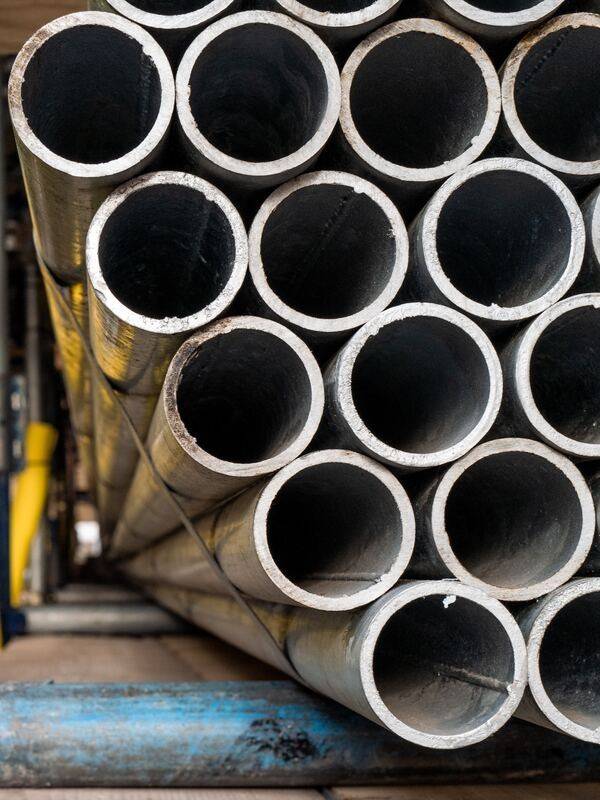 Importação de tubos de aço